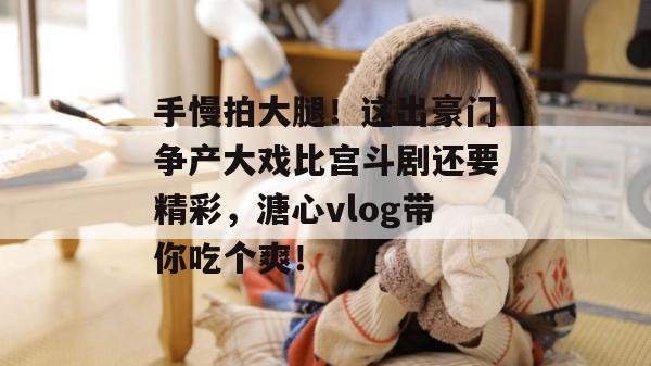 手慢拍大腿！这出豪门争产大戏比宫斗剧还要精彩，溏心vlog带你吃个爽！